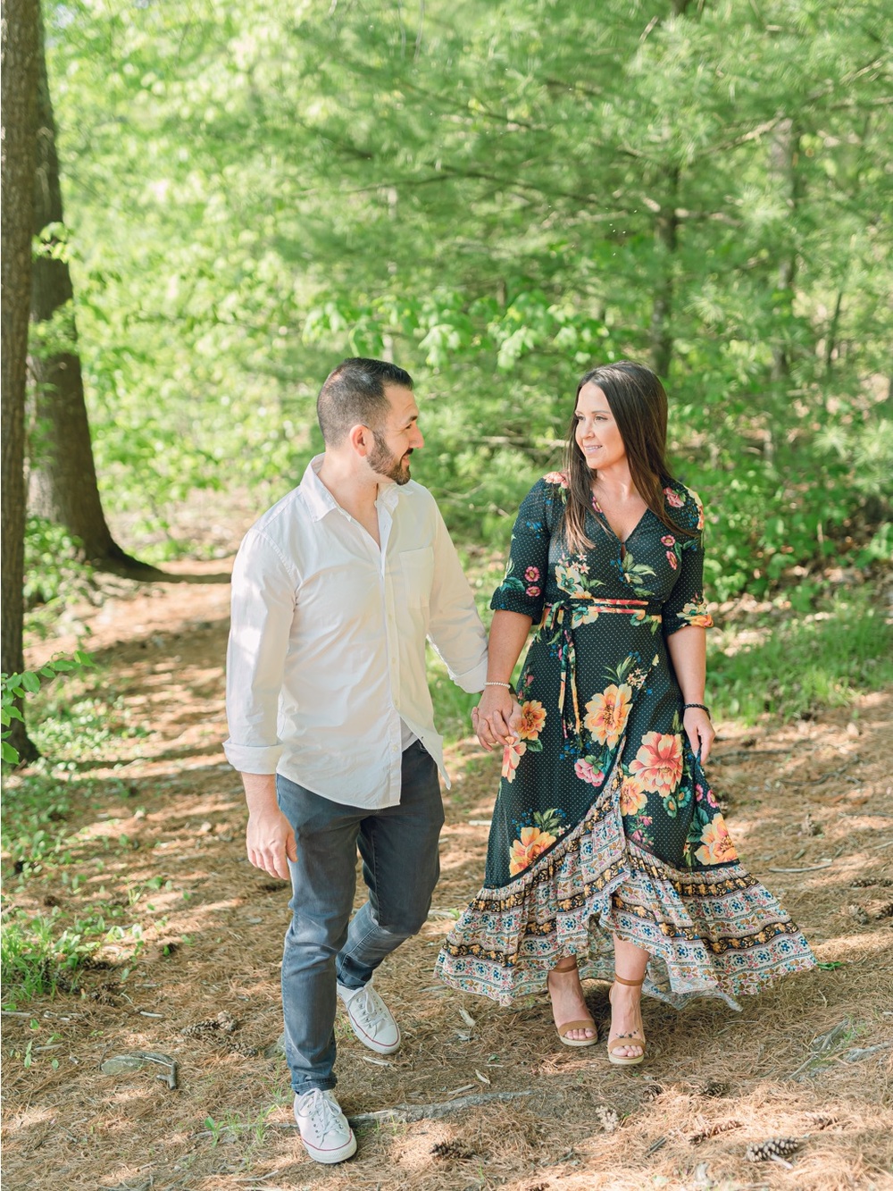 FARM Rio navy maxi wrap dress